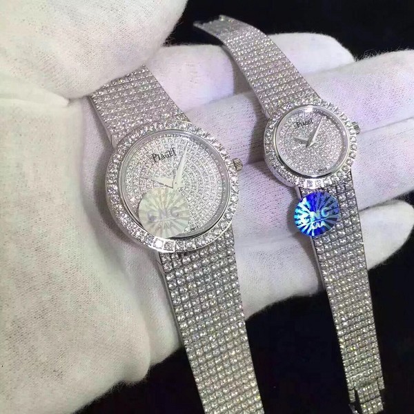 仿伯爵手表 一比一高仿伯爵满天星系列腕表 镶钻石英手表