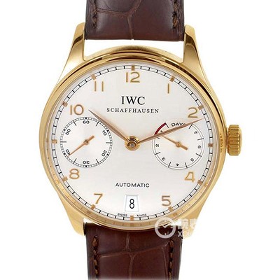 ZF厂万国IW500101 高仿万国葡萄牙系列IW500101 包18K黄金男士机械手表