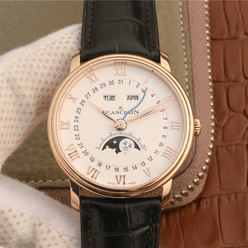 仿宝珀表OM出品  OM厂高仿宝珀经典系列6654月相显示 市面高版本腕表