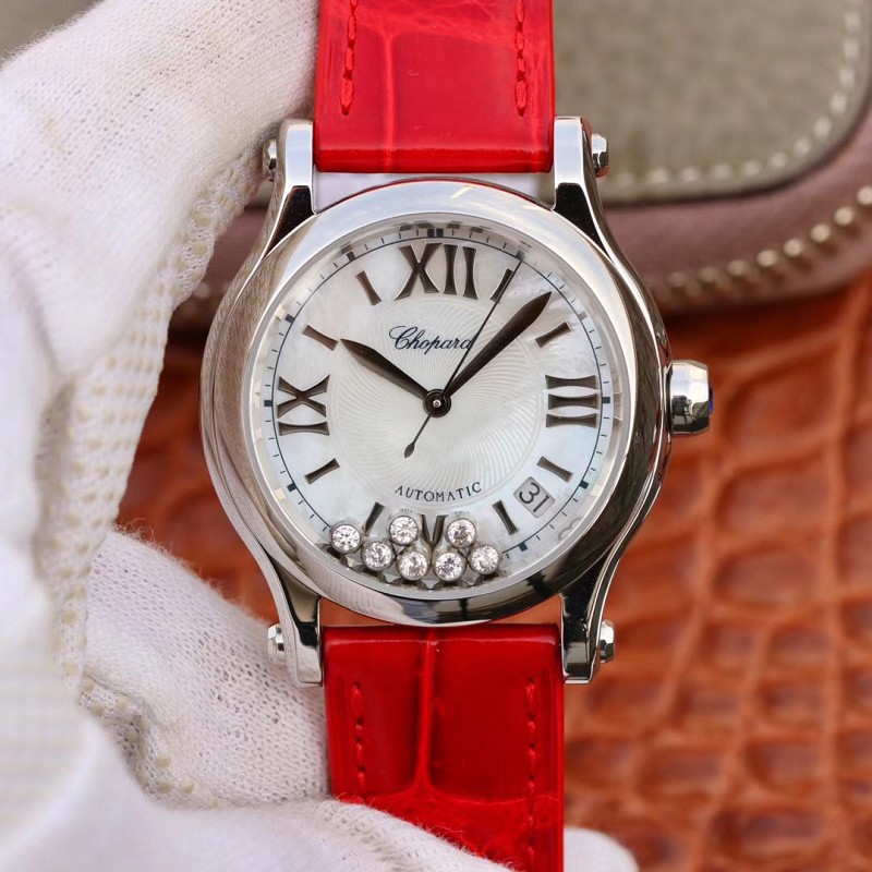 yf厂做什么手表比较好 yf厂萧邦274808 贝壳纹 女士手表