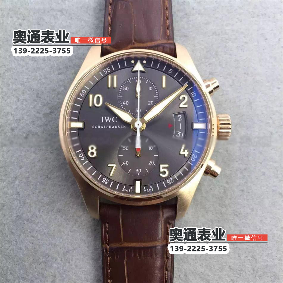 【ZF厂】精仿手表万国飞行员喷火战机机械计时男士手表