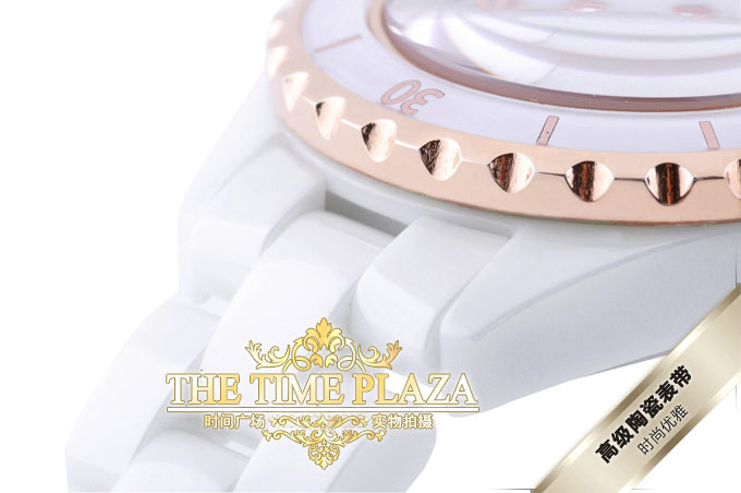 香奈儿 CHANEL J12系列 进口陶瓷 女装手表 钻刻度