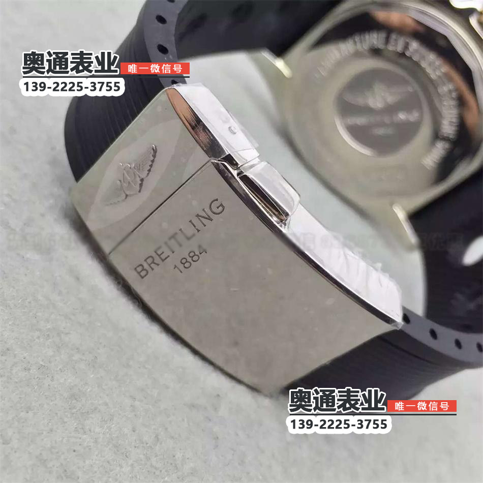 【NOOB出品】百年灵BO1全钢六针日历机械橡胶表带计时腕表