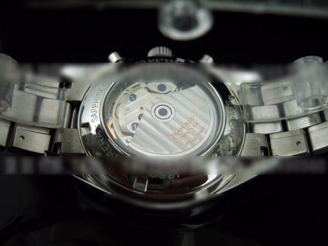 HY24豪雅传奇专业计时码瑞士7750自动机械背透腕表