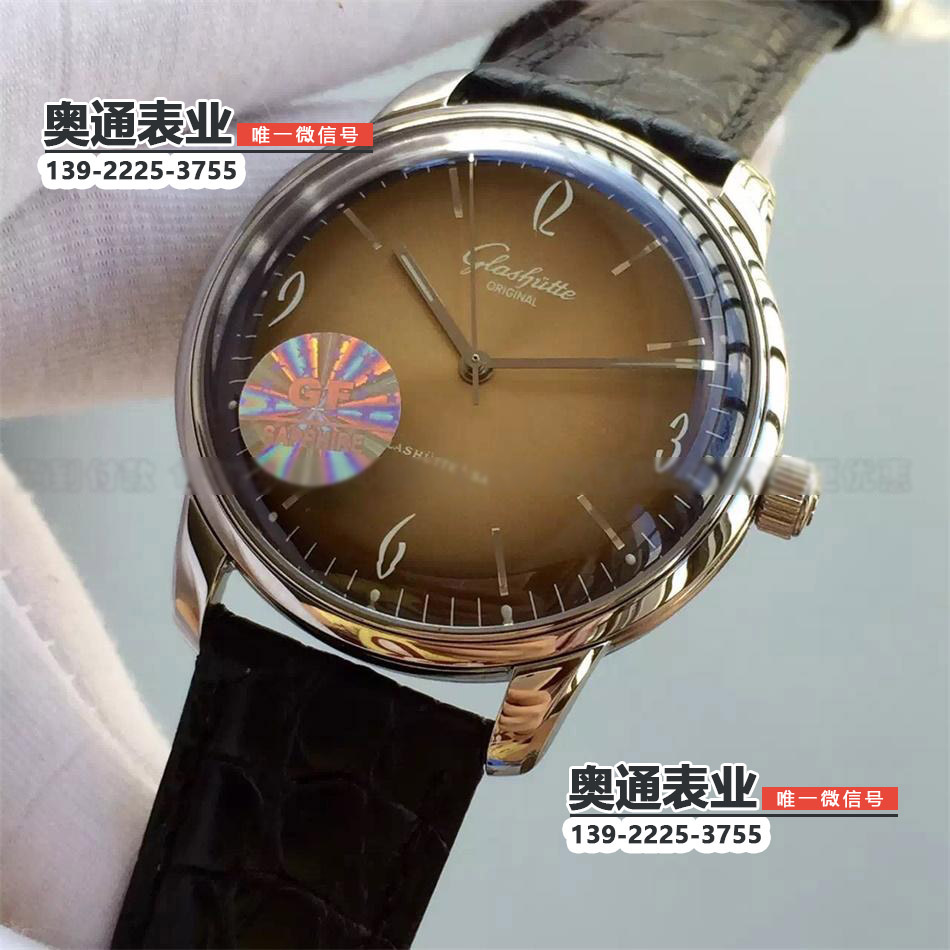 【GF厂】瑞士超A一比一高仿格拉苏蒂鎏金60年代复古纪念机械男腕表