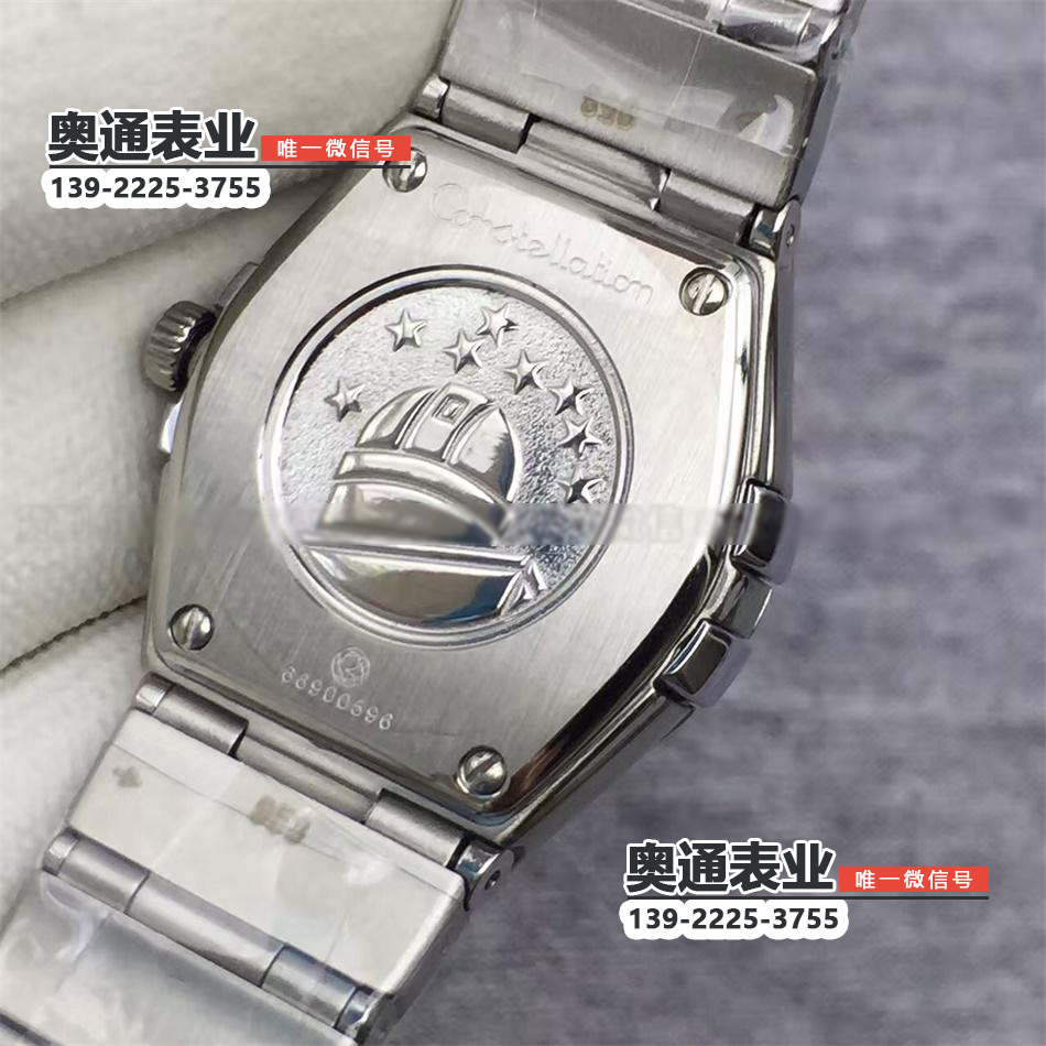 【瑞丽厂】瑞士超A一比一精仿欧米茄OMEGA星座系列镶钻星星面石英经典女表A货手表