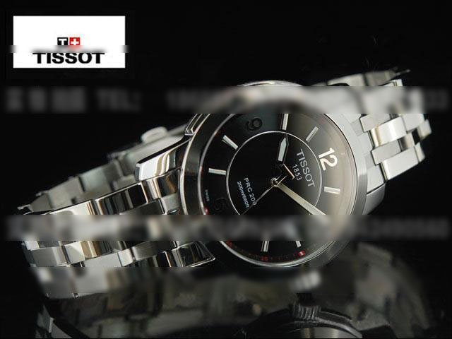 TS17天梭(TISSOT)运动休闲款三针瑞士背透手表