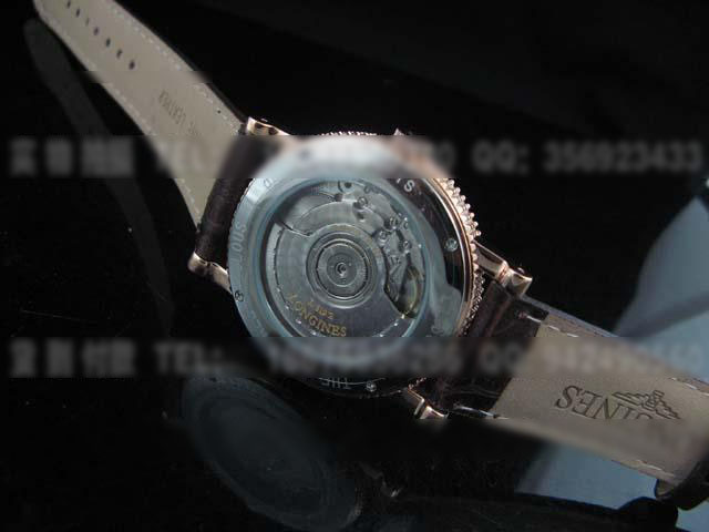 LQ90浪琴Presence古典系列瑞士2892雕花打磨机械背透腕表
