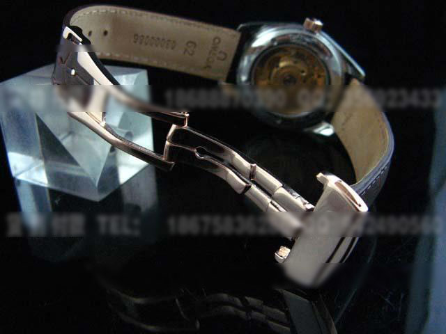 OM203欧米茄海马玫瑰金瑞士ETA2824背透皮带腕表