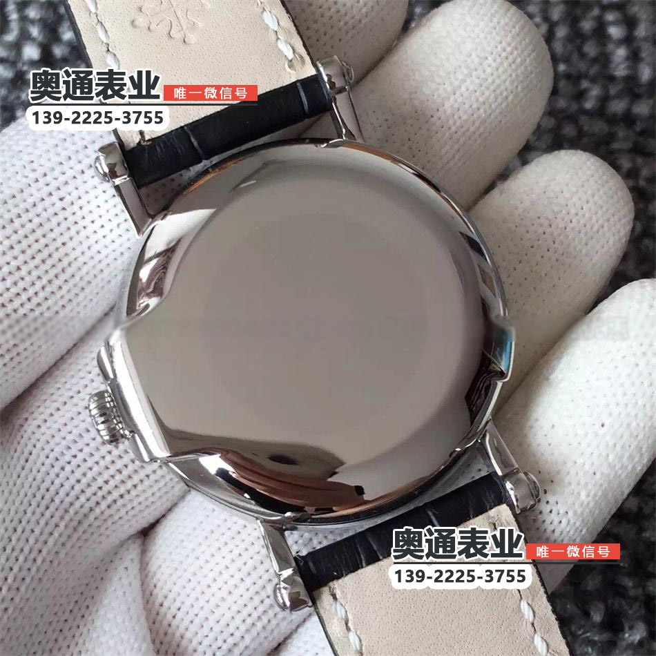 【3A厂】百达翡丽Calatrava翻盖系列三针日历镶钻机械男士腕表