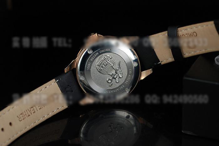OM290欧米茄碟飞玫瑰金自由女神浮雕瑞士中性腕表 