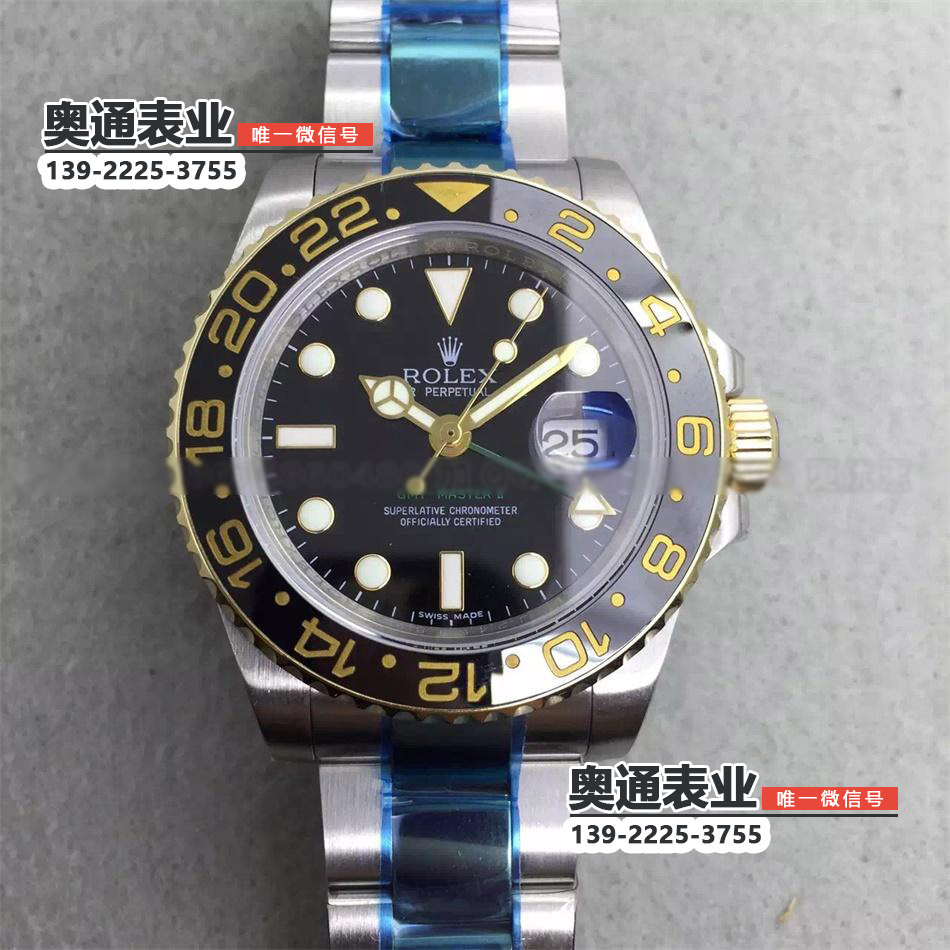 【NOOB出品】劳力士Rolex间金格林尼治型II双时区计时腕表
