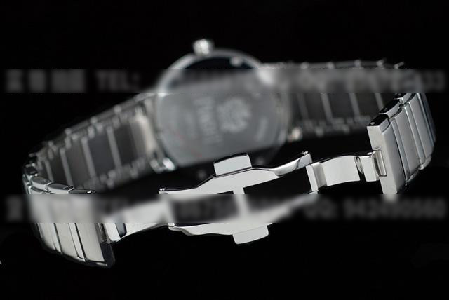 BJ35伯爵铂金环形链圆形镶钻瑞士机械情侣手表