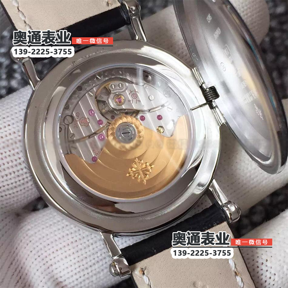 【3A厂】百达翡丽Calatrava翻盖系列三针日历机械男士腕表