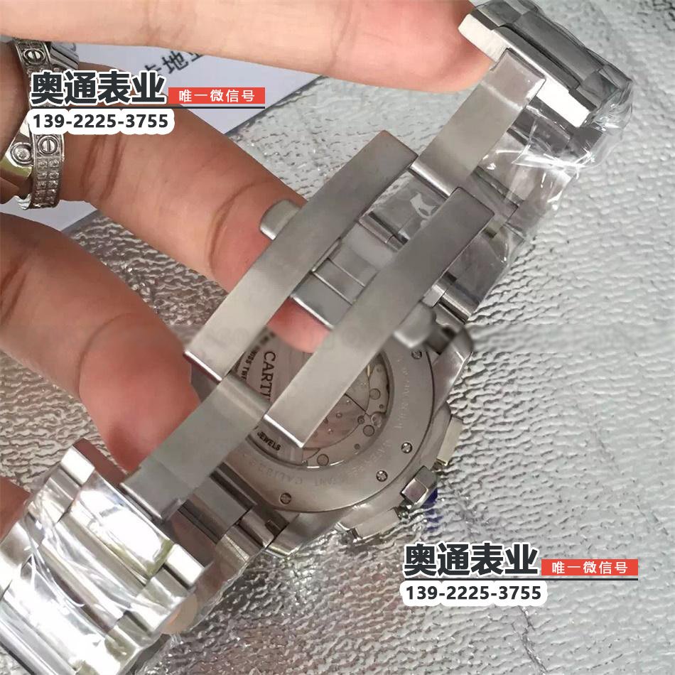 【JP精品】卡地亚卡利博系列多功能机械背透男表精仿手表
