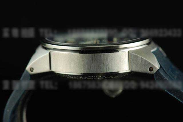 IWC20万国全钢瑞士7750双历多功能记码机械橡胶带腕表