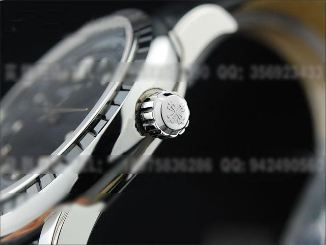 BD339百达翡丽(P.P)三针华丽珠圈日历型机械腕表
