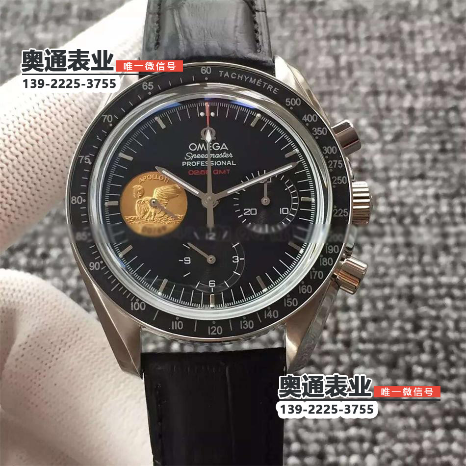 【JH厂】高仿复刻欧米茄超霸登月系列精钢手动机械男士腕表 