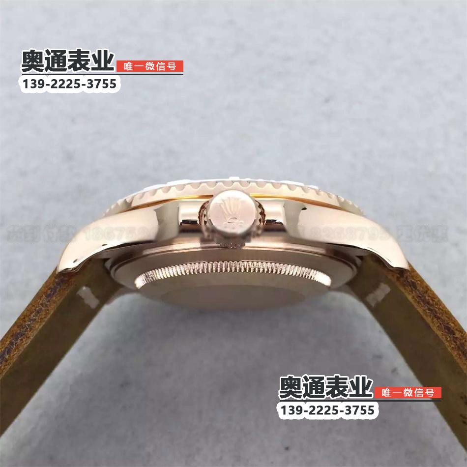 【3A厂】1比1复刻名表劳力士游艇名仕型系列116655-Oysterflex bracelet白盘机械腕表