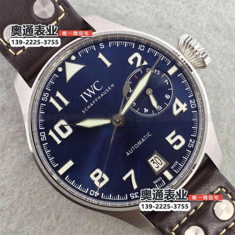 【ZF厂】瑞士超A一比一高仿万国IWC大飞大把头动能夜光显示机械男表A货手表