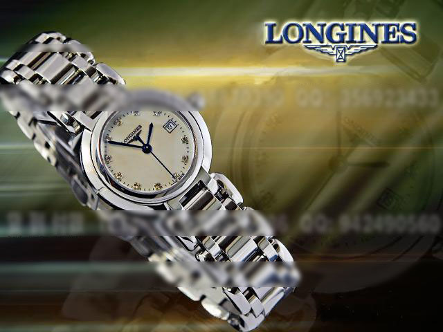 LQ155浪琴(LONGINES)新款优雅心月系列精钢时尚女腕表 