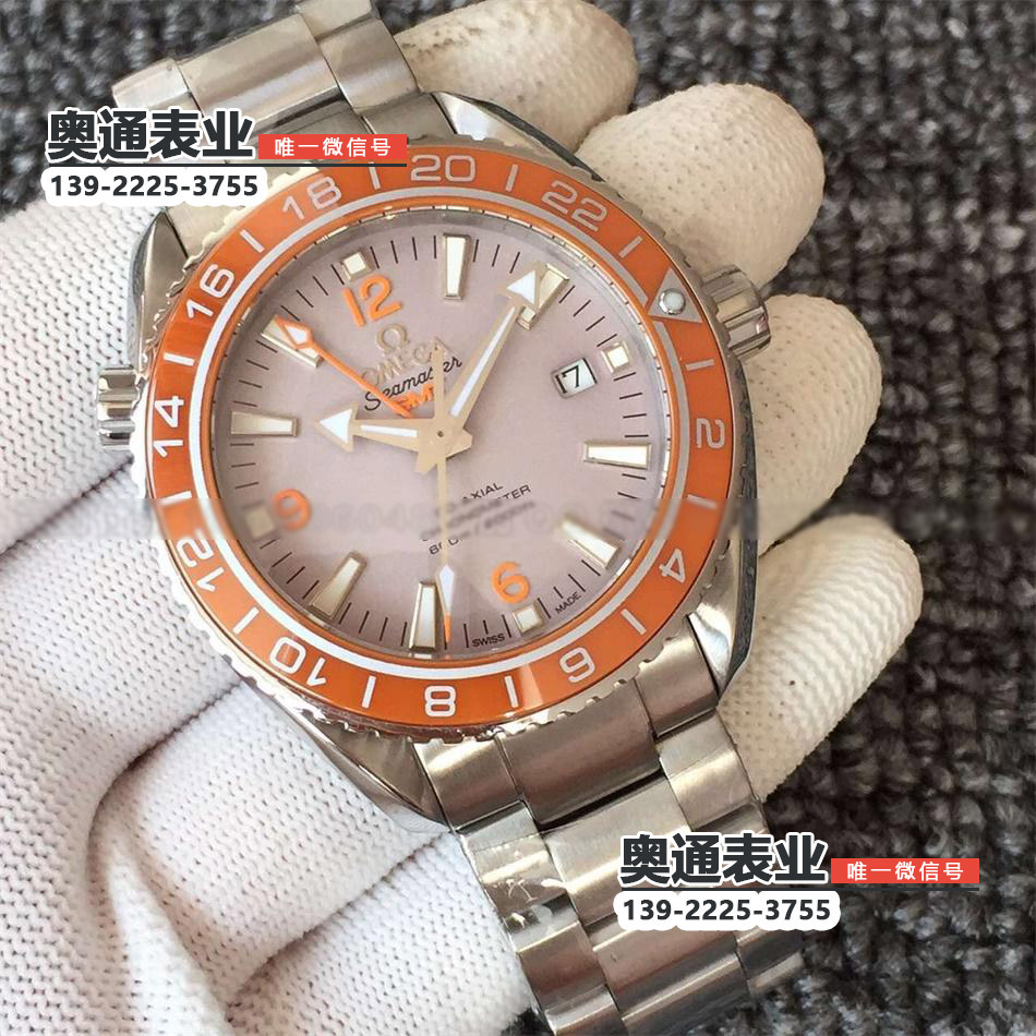 【JH厂】欧米茄海洋宇宙600米腕表系列GMT四针日历机械腕表