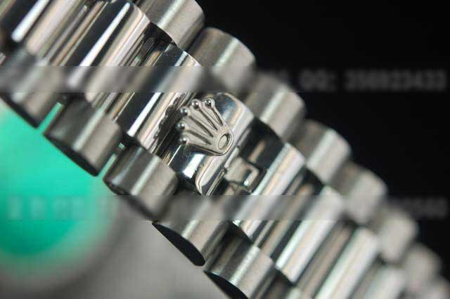 R199劳力士（ROLEX）新款大号光圈白条钉瑞士机械手表