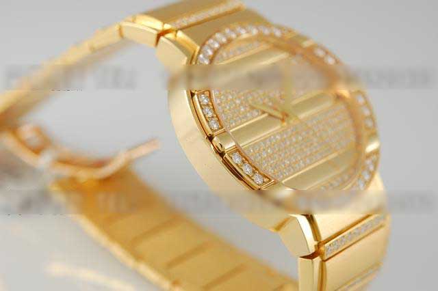 【K金大厂】BJ121伯爵(PIAGET)环形面镶钻纯18K黄金自动机械手表