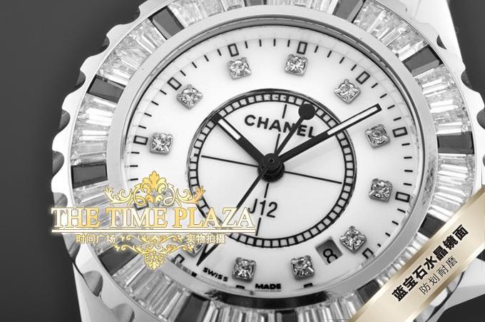 香奈儿 Chanel J12系列 进口陶瓷 宝石系列 钻刻度
