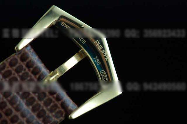 BD232百达翡丽金色世界时瑞士雕花机芯背透男腕表