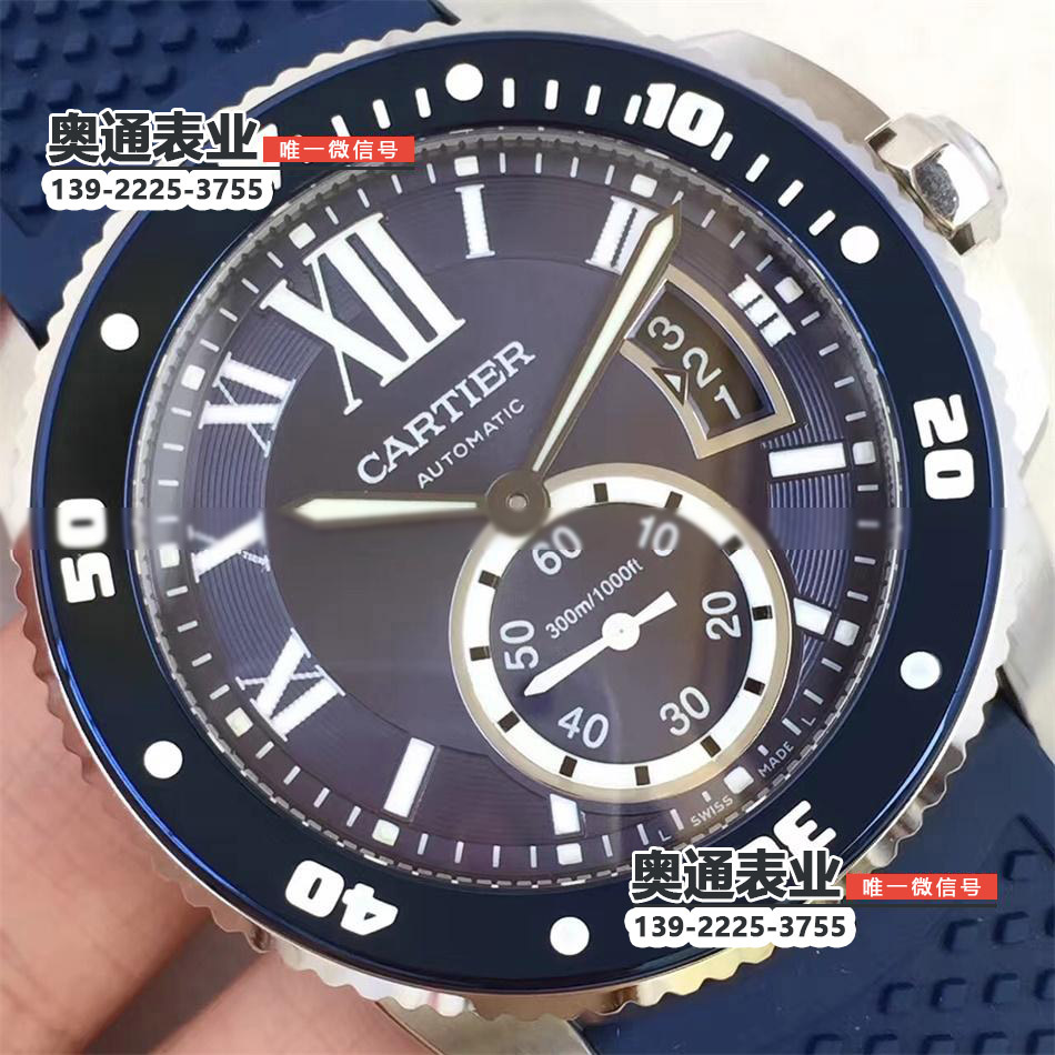 【TF厂】瑞士超A一比一精仿复刻手表卡地亚Cartier卡利博升级版自动机械男士名表
