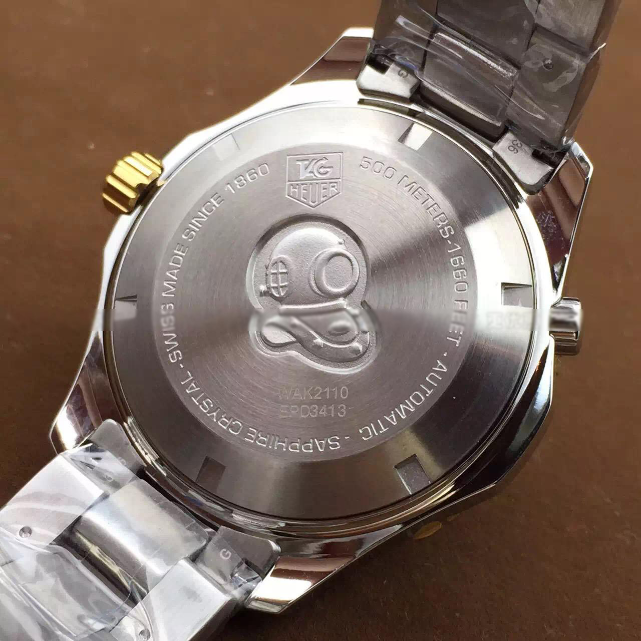 【HBB v6】泰格豪雅竟潜500米系列全钢间金陶瓷圈机械腕表