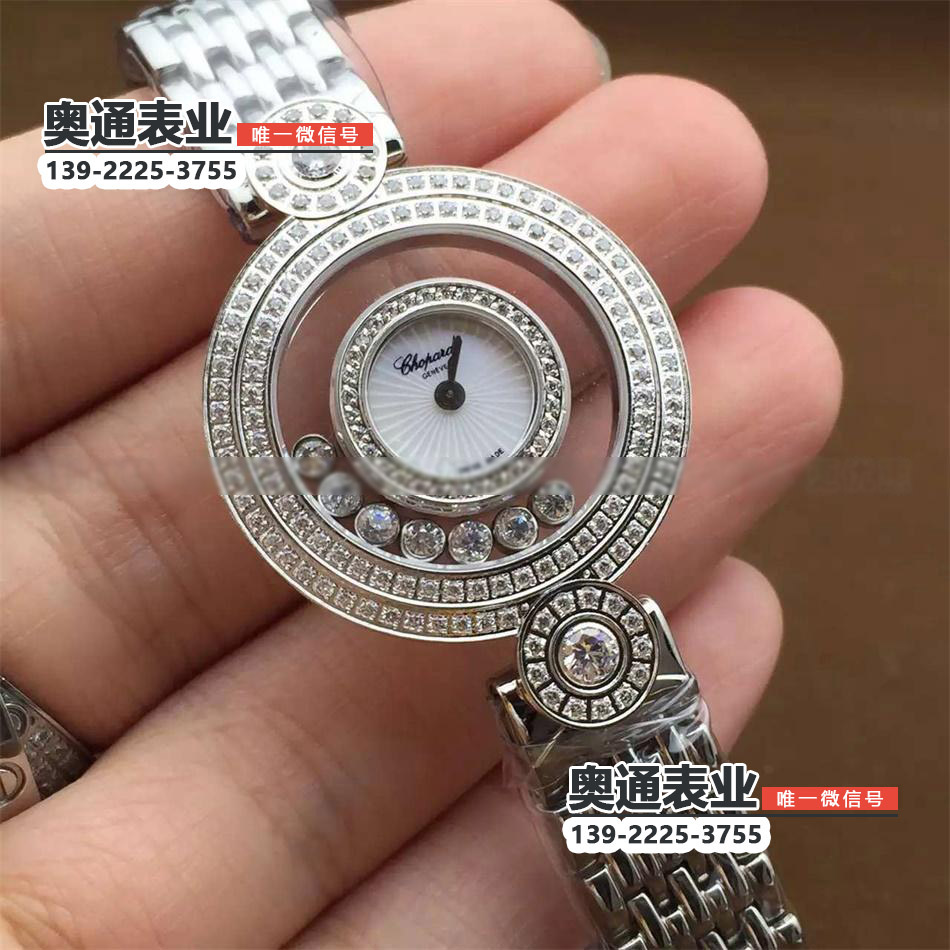 【3A出品】Chopard萧邦HAPPY DIAMONDS经典系列全钢镶钻石英女表