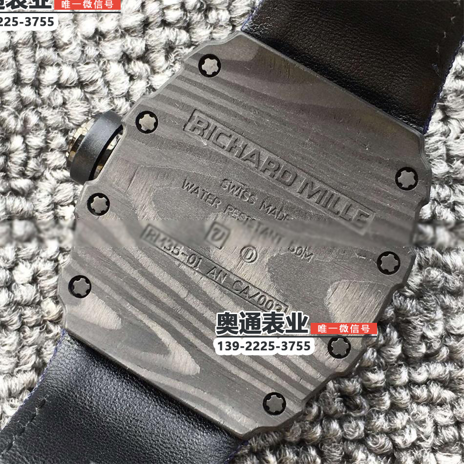 【3A厂】理查德米勒RM35-01 RAFAEL NADA酒桶形镂空机械尼龙表带腕表