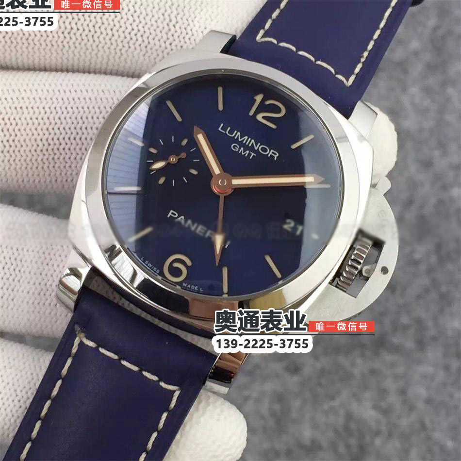 【KW厂】瑞士一比一精仿手表沛纳海蓝盘PAM00688精钢小秒夜光手动机械男表复刻手表