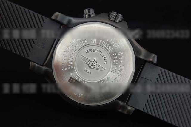 军表百年灵BN33黑夜之鹰计时码专用机械男手表