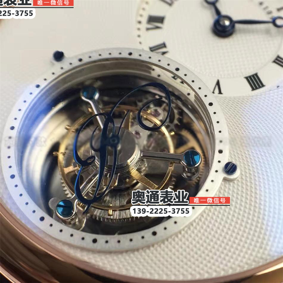 【BM厂】瑞士超A一比一精仿宝玑手表Breguet雕花陀飞轮机械皮带高仿男表
