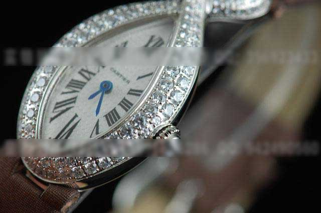 KDY51卡地亚经典8字形瑞士镶钻豪华女装腕表 