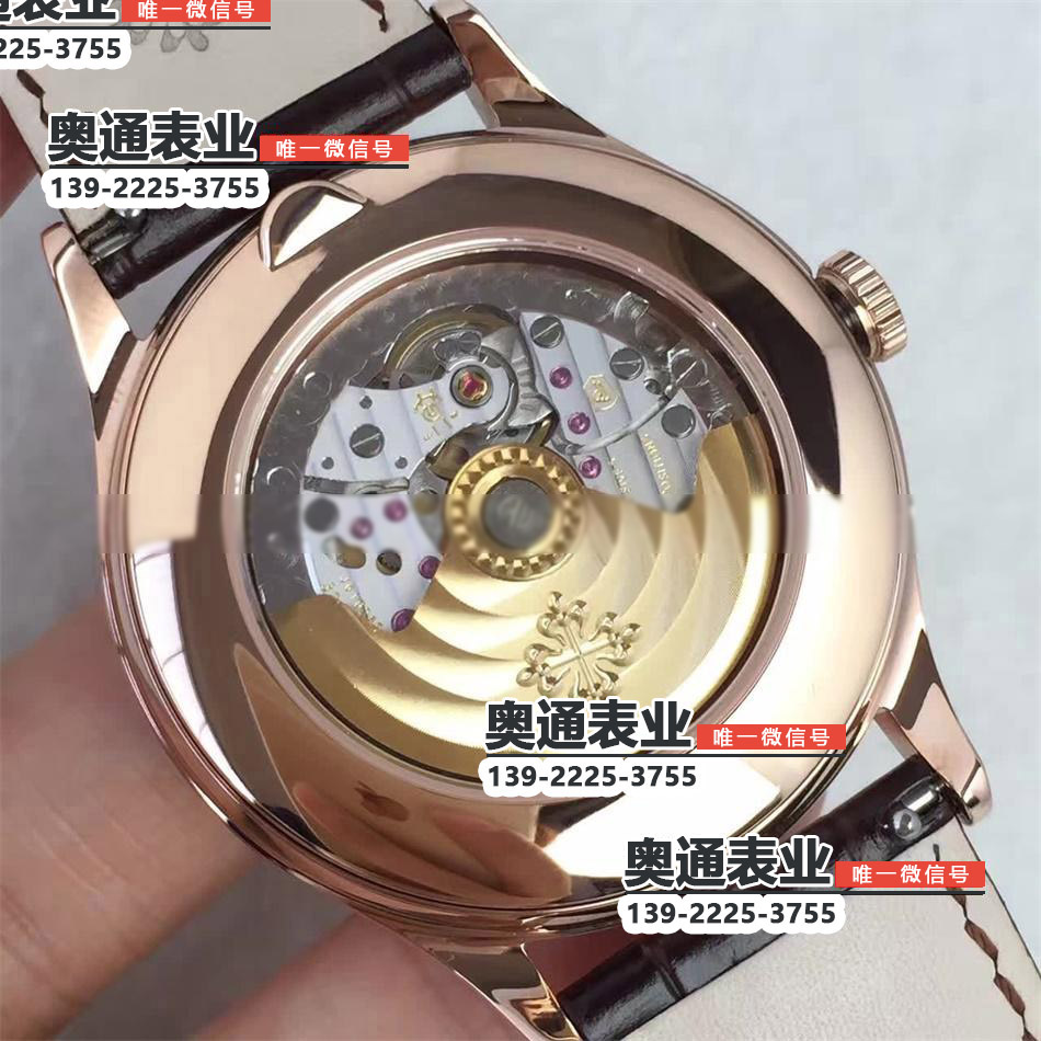 【3A厂】瑞士超A一比一高仿百达翡丽手表复杂功能月份月相计时系列5396G机械男表